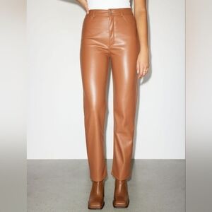 *Host Pick* NWT Size 6 Dynamite Vegan Leather Straight Leg Pants
